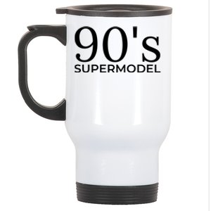 90s Supermodel Stainless Steel Travel Mug