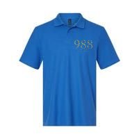 988 Suicide And Crisis Lifeline The World Needs You! Softstyle Adult Sport Polo