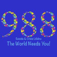 988 Suicide And Crisis Lifeline The World Needs You! Baby Bodysuit