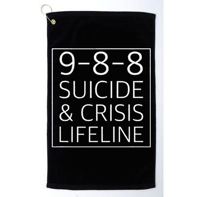 988 Suicide Awareness Crisis Lifeline 988 Golf Towel