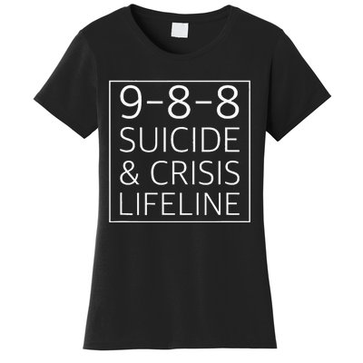 988 Suicide Awareness Crisis Lifeline 988 Women's T-Shirt