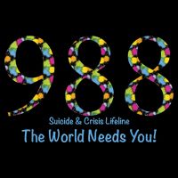988 Suicide And Crisis Lifeline The World Needs You! City Backpack