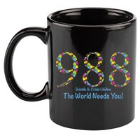 988 Suicide And Crisis Lifeline The World Needs You! 11oz C Handle Ceramic Mug
