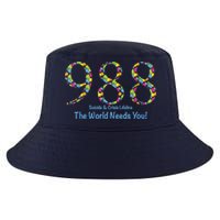 988 Suicide And Crisis Lifeline The World Needs You! Cool Comfort Performance Bucket Hat