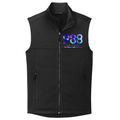 988 Suicide and Crisis Lifeline The World Needs You Collective Smooth Fleece Vest