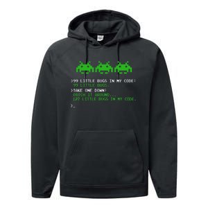 99 Small Bugs In Code Software Engineer Programmer Performance Fleece Hoodie