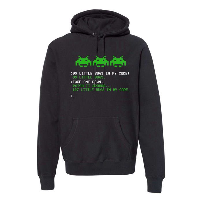 99 Small Bugs In Code Software Engineer Programmer Premium Hoodie