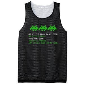 99 Small Bugs In Code Software Engineer Programmer Mesh Reversible Basketball Jersey Tank