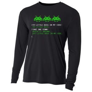 99 Small Bugs In Code Software Engineer Programmer Cooling Performance Long Sleeve Crew