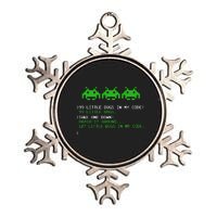 99 Small Bugs In Code Software Engineer Programmer Metallic Star Ornament