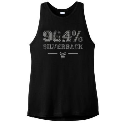 96.4 Silverback Gorilla gym apparel body building gym Ladies PosiCharge Tri-Blend Wicking Tank