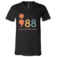 988 Semicolontal Health Matters Suicide Prevention V-Neck T-Shirt