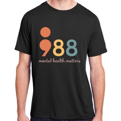 988 Semicolontal Health Matters Suicide Prevention Adult ChromaSoft Performance T-Shirt