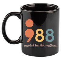 988 Semicolontal Health Matters Suicide Prevention 11oz C Handle Ceramic Mug