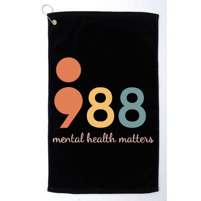 988 Semicolontal Health Matters Suicide Prevention Golf Towel