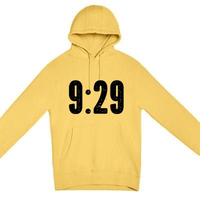 9:29 Social Justice Tribute Gift Premium Pullover Hoodie