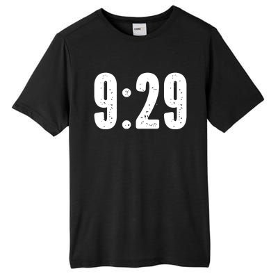 9:29 Social Justice Tribute Gift Tall Fusion ChromaSoft Performance T-Shirt