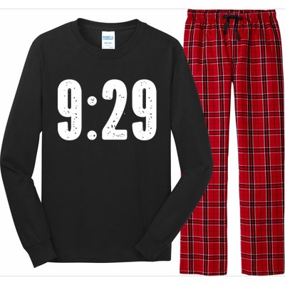 9:29 Social Justice Tribute Gift Long Sleeve Pajama Set