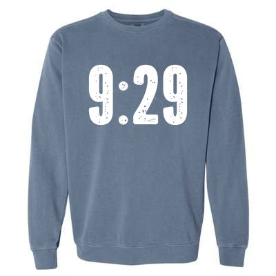 9:29 Social Justice Tribute Gift Garment-Dyed Sweatshirt