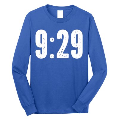 9:29 Social Justice Tribute Gift Long Sleeve Shirt