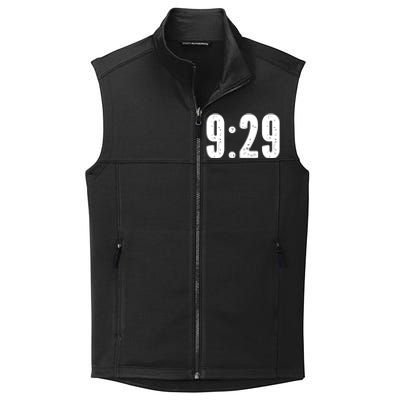 9:29 Social Justice Tribute Gift Collective Smooth Fleece Vest