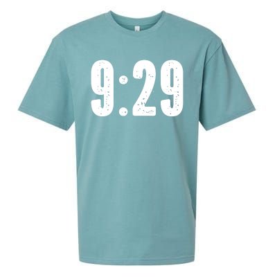 9:29 Social Justice Tribute Gift Sueded Cloud Jersey T-Shirt