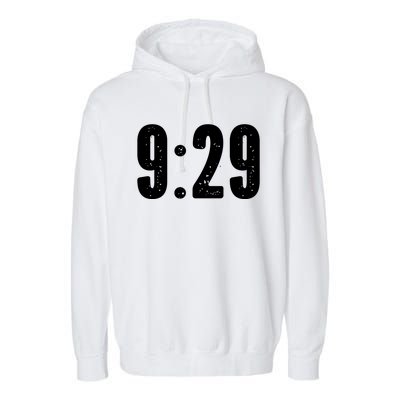 9:29 Social Justice Tribute Gift Garment-Dyed Fleece Hoodie