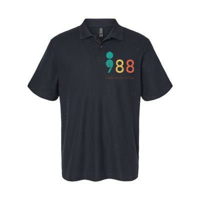 988 Semicolon Mental Health Matters Suicide Prevention Retro Softstyle Adult Sport Polo