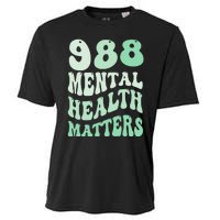 988 Semicolon Mental Health Matters Suicide Prevention Retro Cooling Performance Crew T-Shirt