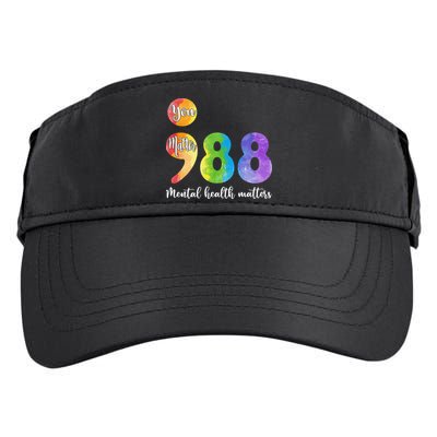 988 Semicolon Mental Health Matters You Matter Adult Drive Performance Visor