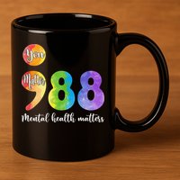 988 Semicolon Mental Health Matters You Matter 11oz C Handle Ceramic Mug