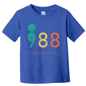 988 Semicolon Mental Health Toddler T-Shirt