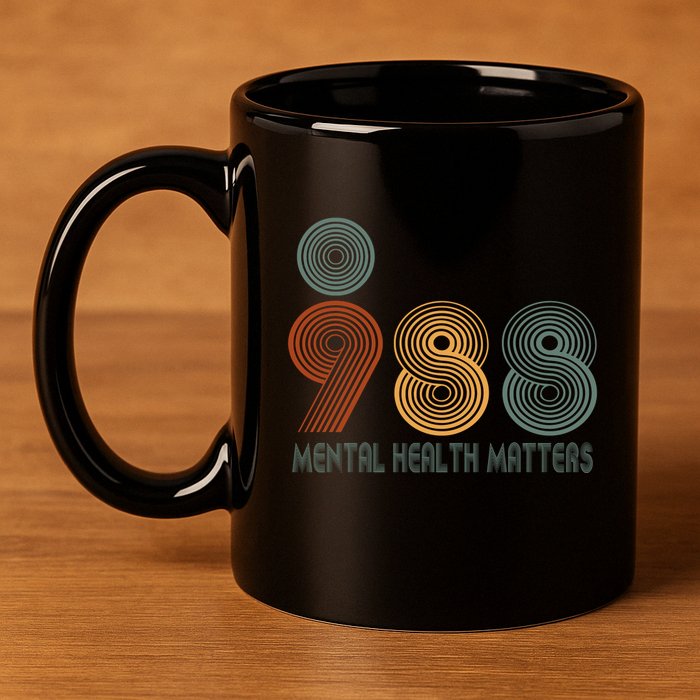 988 Semicolon Mental Health Matters 11oz C Handle Ceramic Mug