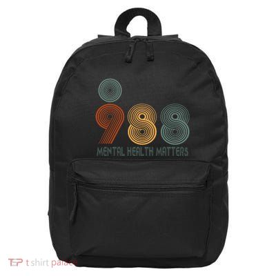 988 Semicolon Mental Health Matters 16 in Basic Backpack