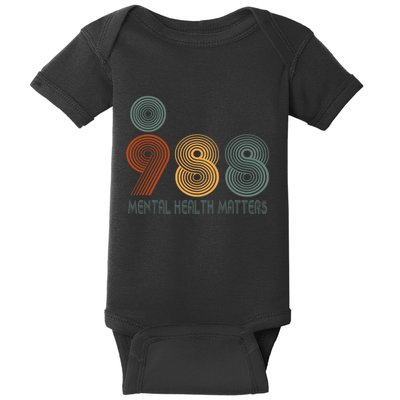 988 Semicolon Mental Health Matters Baby Bodysuit