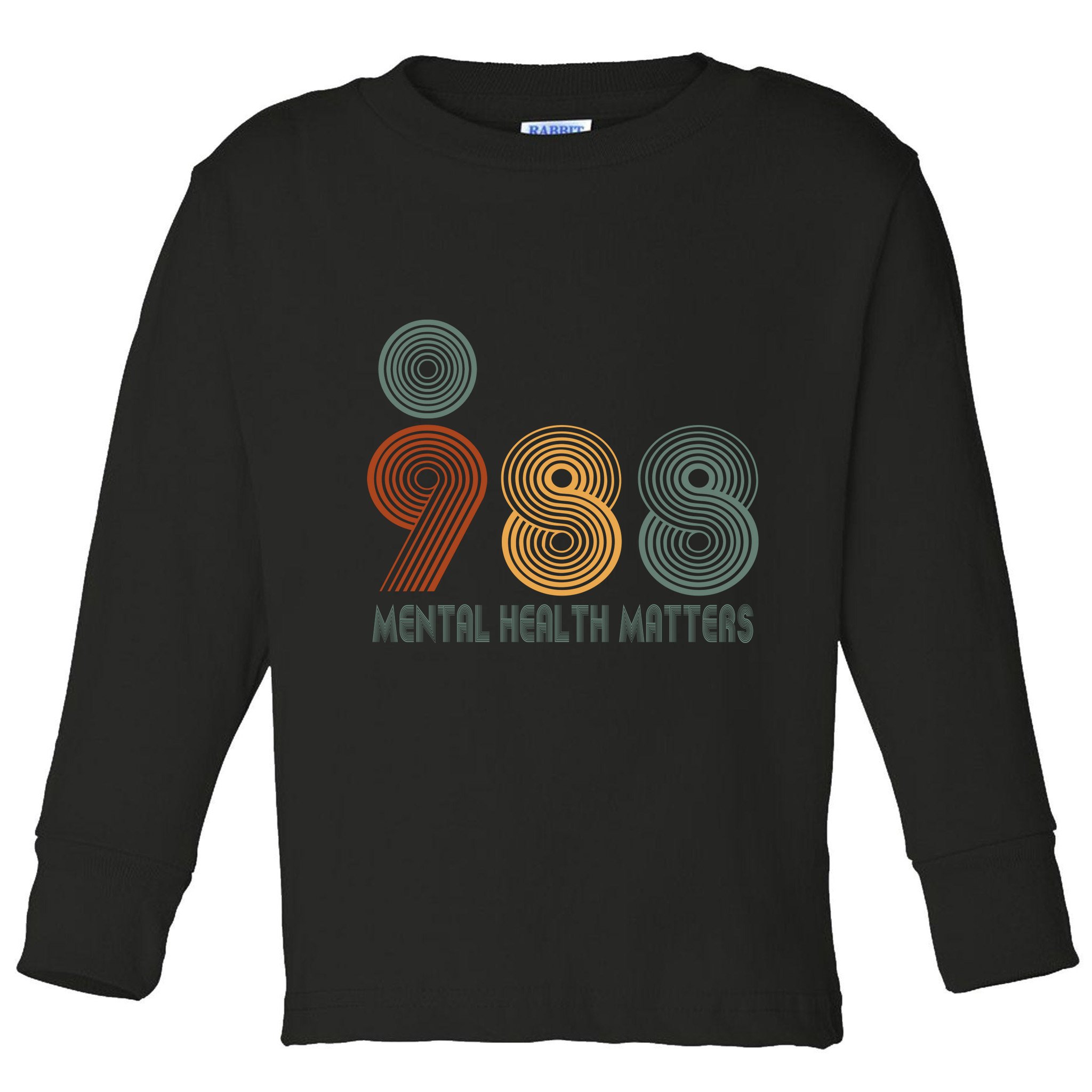 988 Semicolon Mental Health Matters Toddler Long Sleeve Shirt