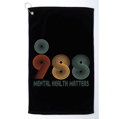 988 Semicolon Mental Health Matters Golf Towel