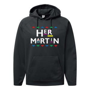 90s Sitcom Nostalgia Her Martin Couples Matching Outfit Performance Fleece Hoodie