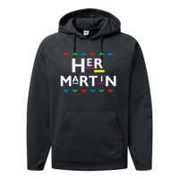 90s Sitcom Nostalgia Her Martin Couples Matching Outfit Performance Fleece Hoodie