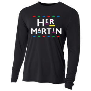 90s Sitcom Nostalgia Her Martin Couples Matching Outfit Cooling Performance Long Sleeve Crew