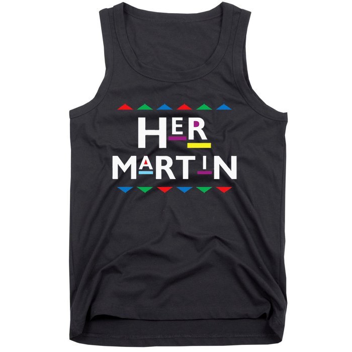 90s Sitcom Nostalgia Her Martin Couples Matching Outfit Tank Top