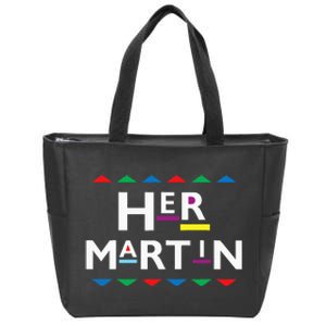 90s Sitcom Nostalgia Her Martin Couples Matching Outfit Zip Tote Bag