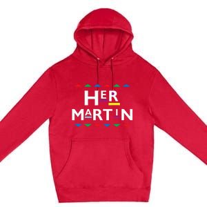 90s Sitcom Nostalgia Her Martin Couples Matching Outfit Premium Pullover Hoodie