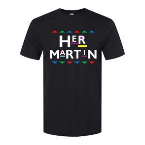 90s Sitcom Nostalgia Her Martin Couples Matching Outfit Softstyle CVC T-Shirt