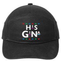 90s Sitcom Nostalgia His Gina Couples Matching Gift Outfit 7-Panel Snapback Hat