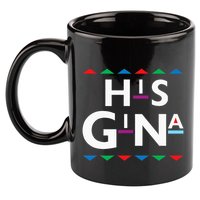 90s Sitcom Nostalgia His Gina Couples Matching Gift Outfit 11oz C Handle Ceramic Mug