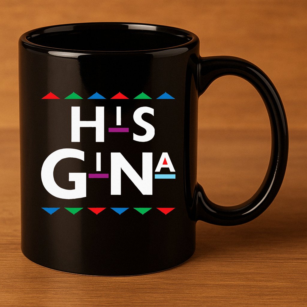 90s Sitcom Nostalgia His Gina Couples Matching Gift Outfit 11oz C Handle Ceramic Mug
