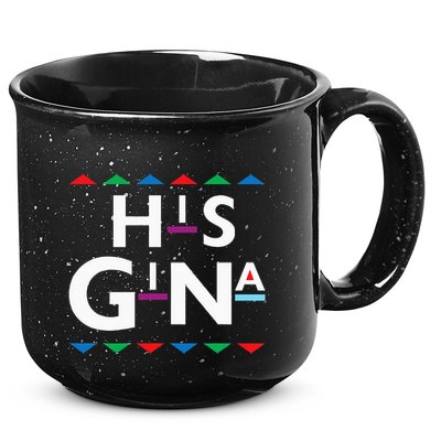 90s Sitcom Nostalgia His Gina Couples Matching Gift Outfit 15oz Campfire Ceramic Mug