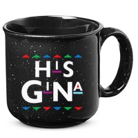 90s Sitcom Nostalgia His Gina Couples Matching Gift Outfit 15oz Campfire Ceramic Mug