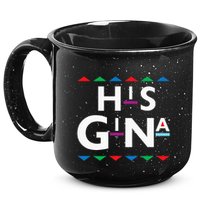 90s Sitcom Nostalgia His Gina Couples Matching Gift Outfit 15oz Campfire Ceramic Mug